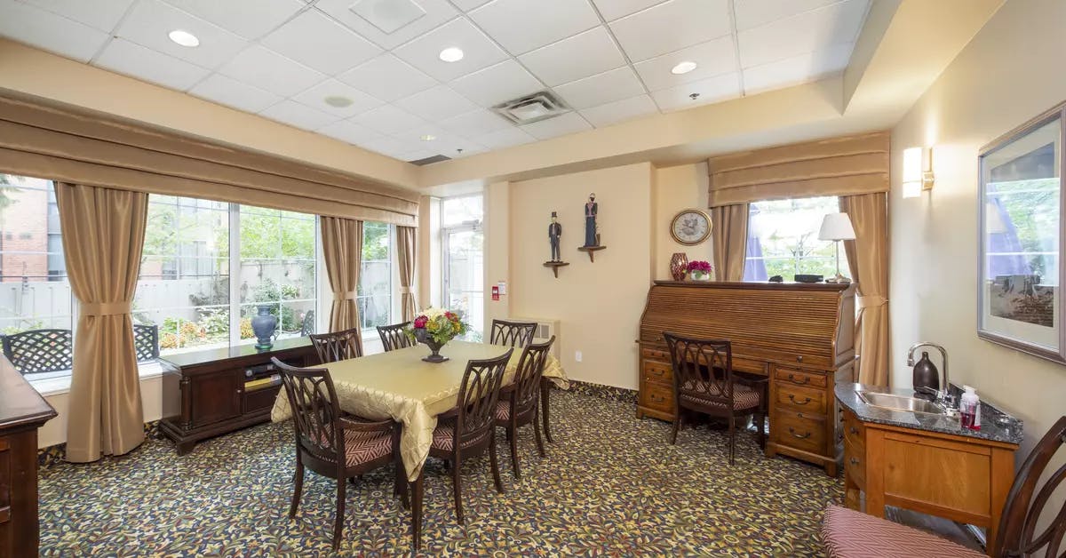 Chartwell Martha's Landing Retirement Residence private dining room