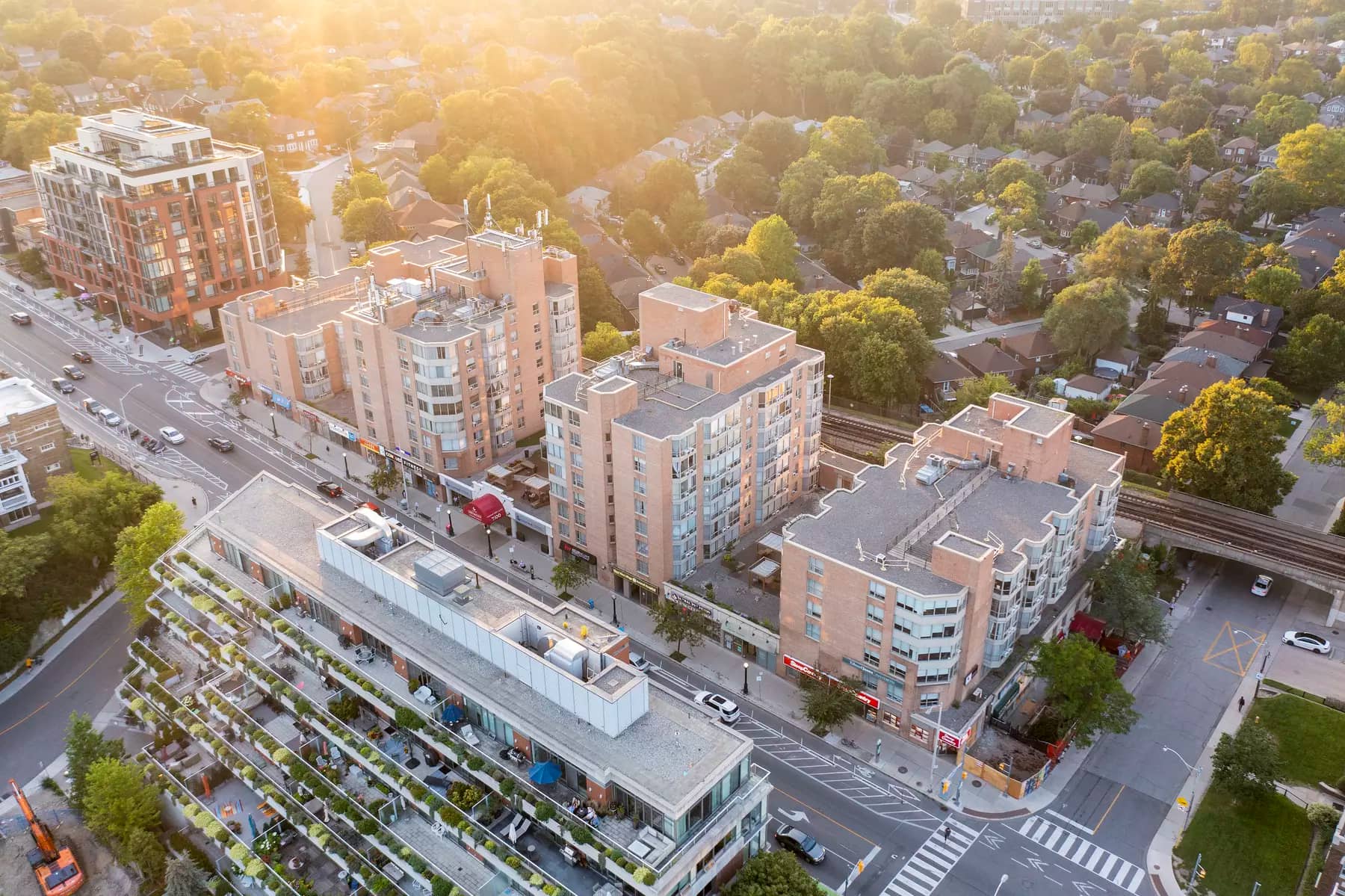 An aerial view of the spectacular Chartwell Grenadier Retirement Residence