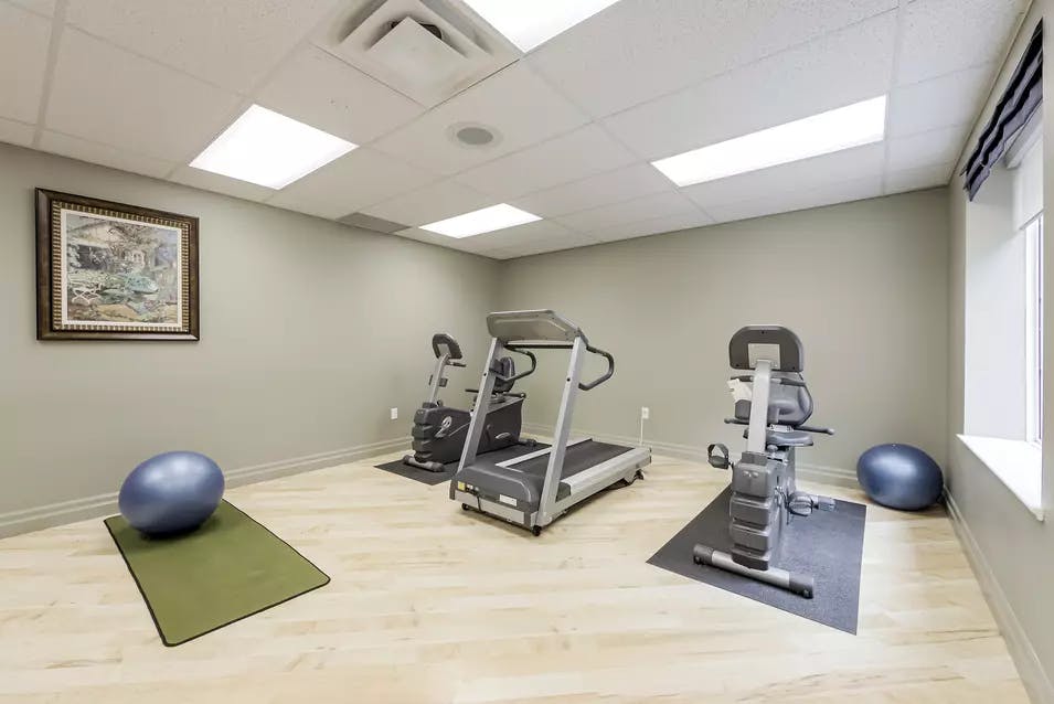 Chartwell Wellington Park's fitness room