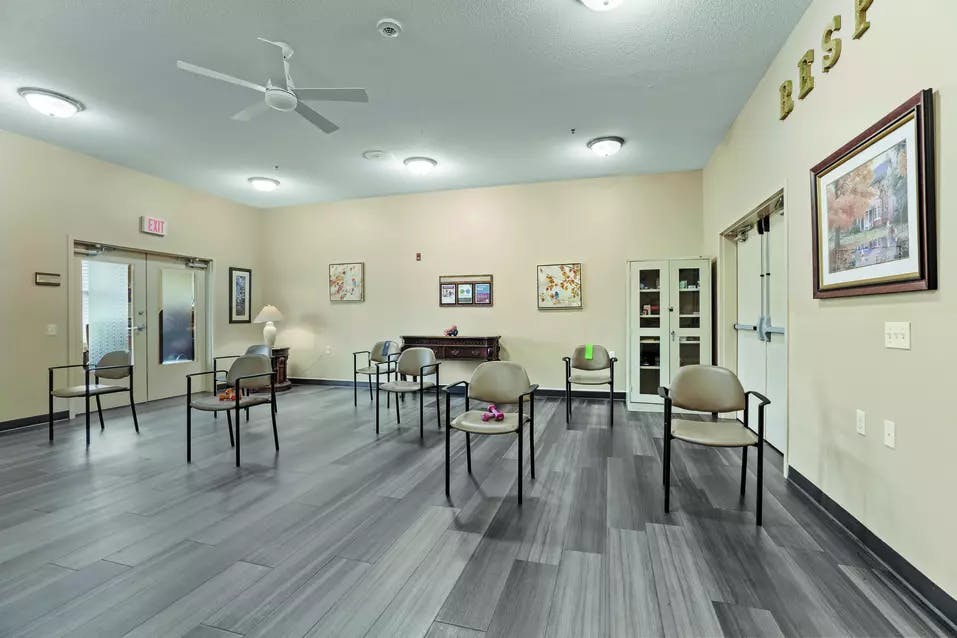 The exercise room of Chartwell Southwind Retirement Residence
