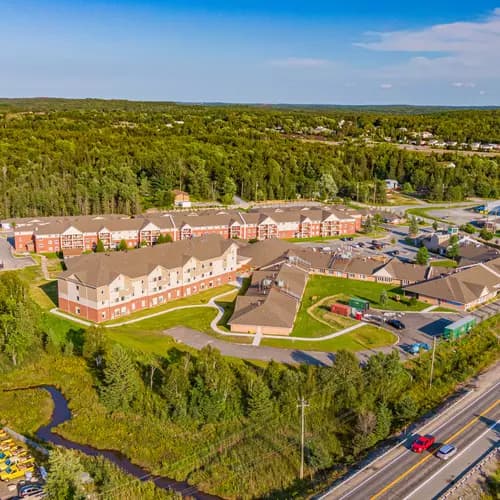 Aerial view of  Chartwell Meadowbrook Retirement Home