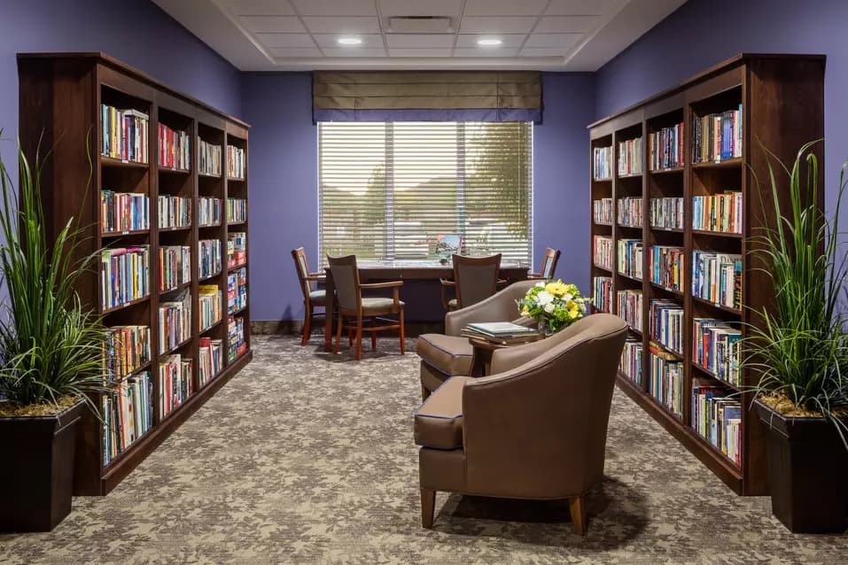 library at chartwell harwood retirement residence