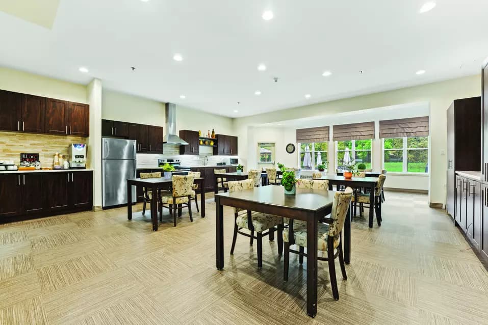 A view of one of the common areas of Chartwell Rouge Valley Retirement Residence