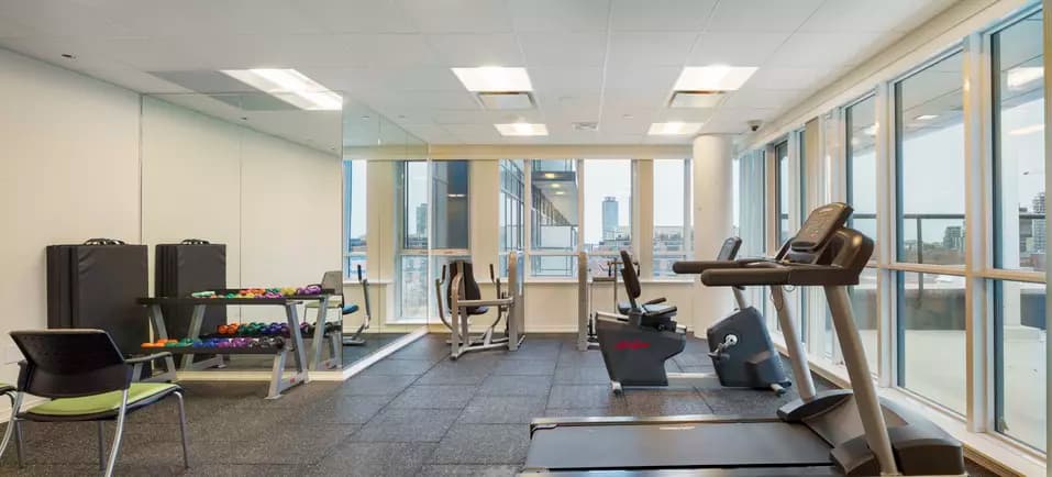 Fitness room of Chartwell The Sumach Retirement Residence 