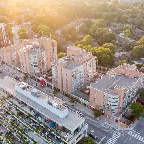 An aerial view of the spectacular Chartwell Grenadier Retirement Residence