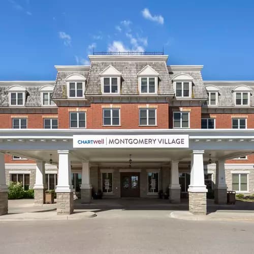 Chartwell Montgomery Village Retirement Residence  front entrance 