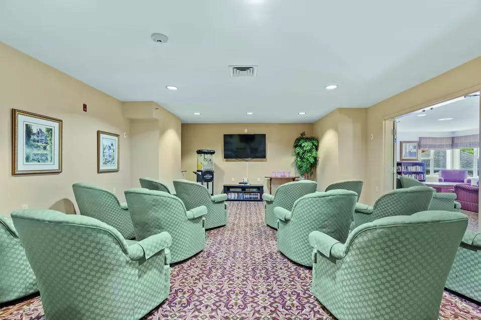 The theatre of Chartwell Southwind Retirement Residence 