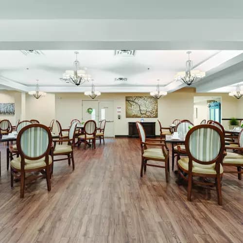 Chartwell Avondale Retirement Residence  dining room. 