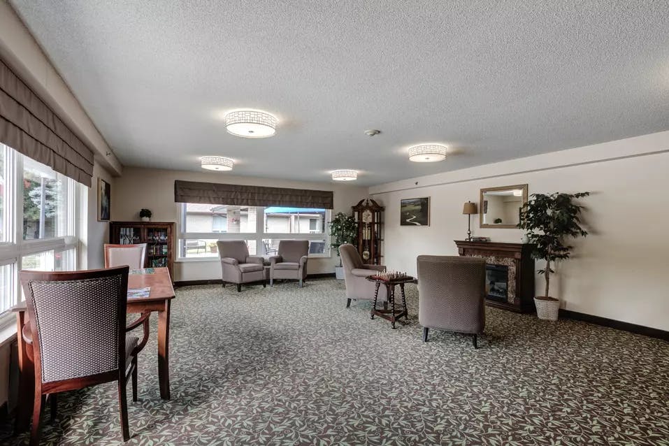 The activity room at Chartwell Westmount Retirement Residence 
