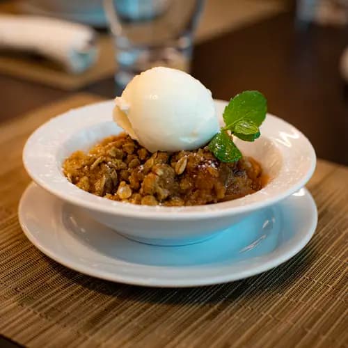 Apple Crumble dessert