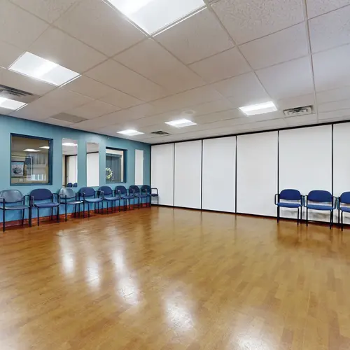 Fitness space with chairs at Chartwell Welland