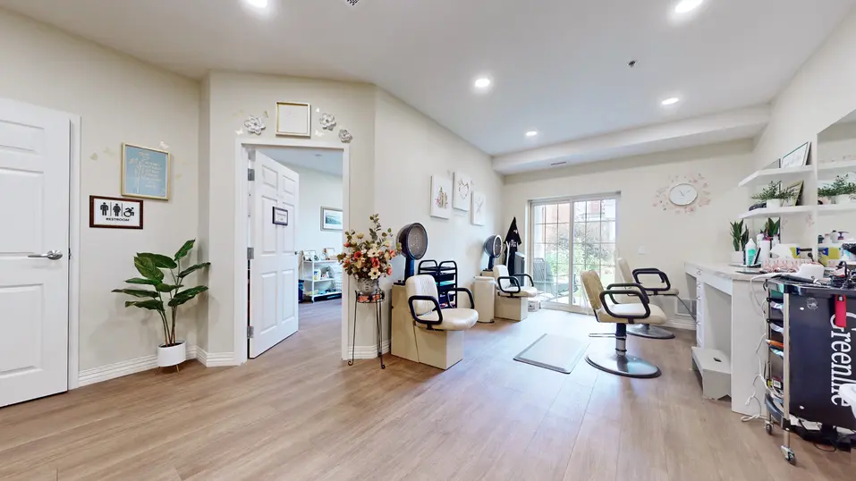 View of salon at Chartwell Welland