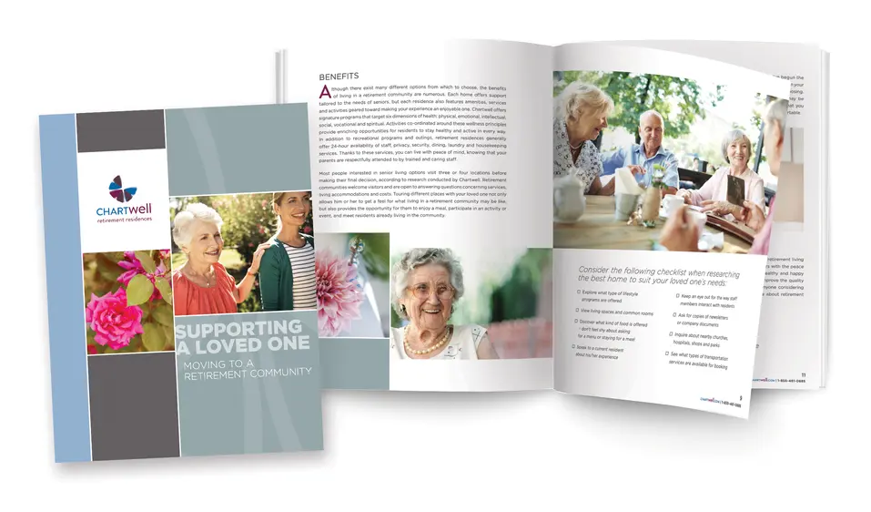 Sample pages of Supporting a loved one guide