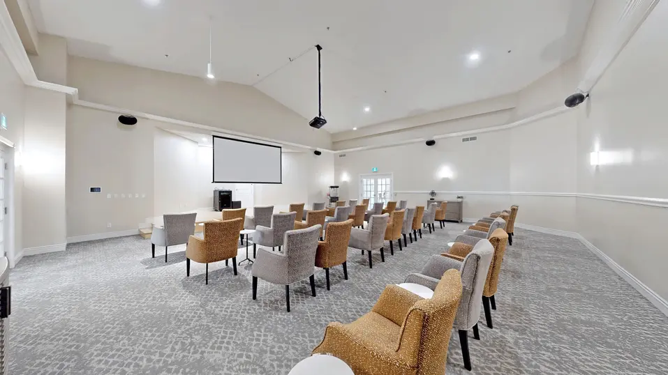 Full shot of theatre at Chartwell Belle River