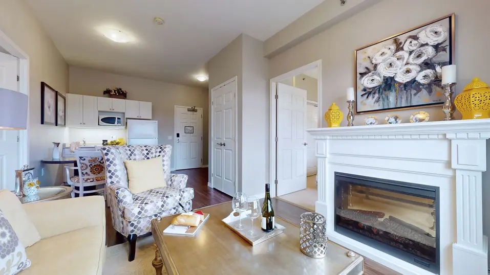 Alternative view, living room at Chartwell Milton