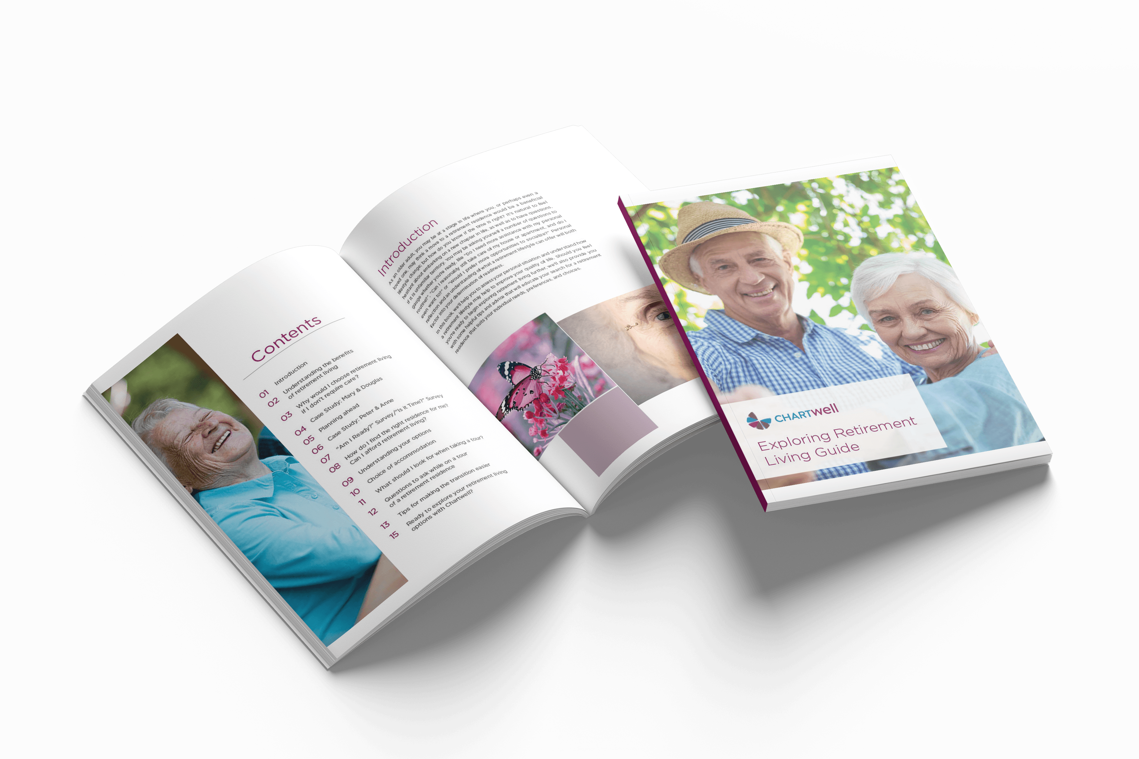Mock up of Exploring Retirement Living Guide