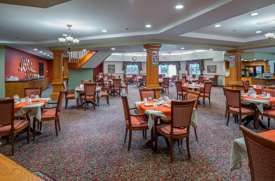 Other dinning room with table and chairs at Chartwell Amherstburg