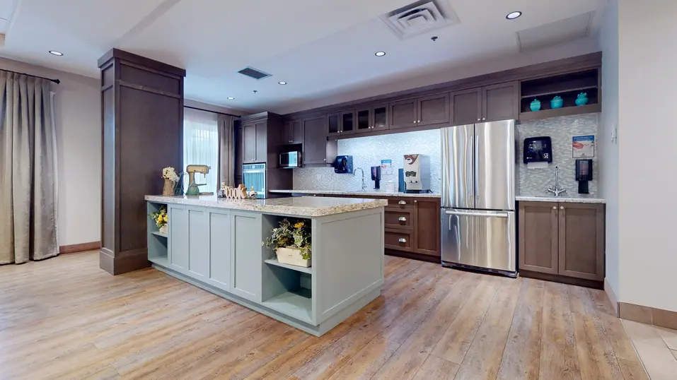 Full view of kitchen at Chartwell Milton