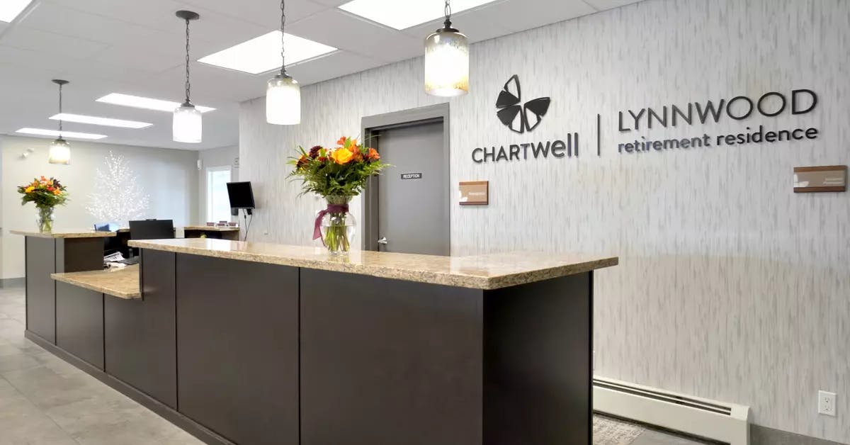 Chartwell Lynnwood's lobby