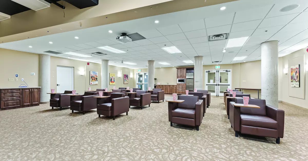 A view of one common area of Chartwell Heritage Valley Retirement Residence 