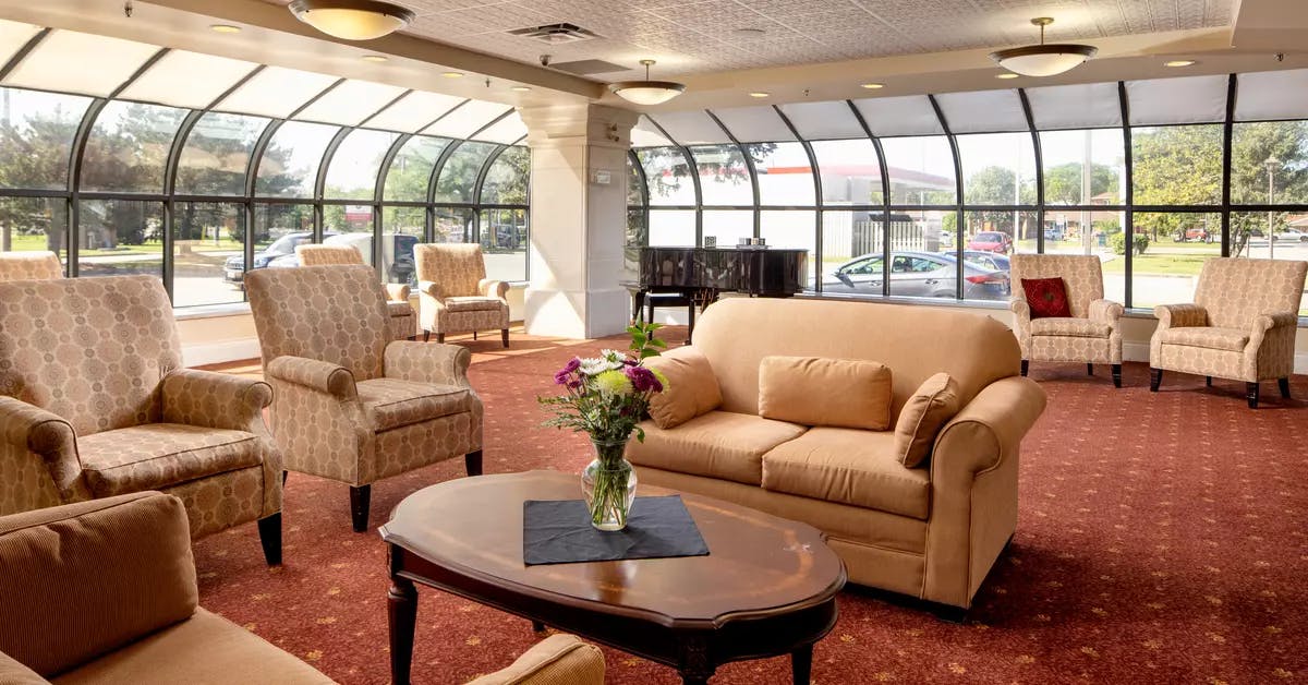 Common area of Chartwell Royal Marquis Retirement Residence