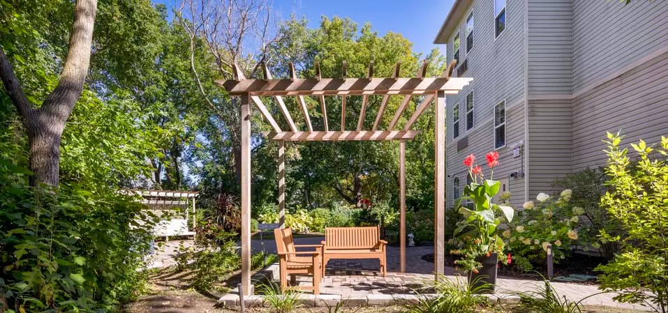 beautiful gardens at chartwell jackson creek retirement residence