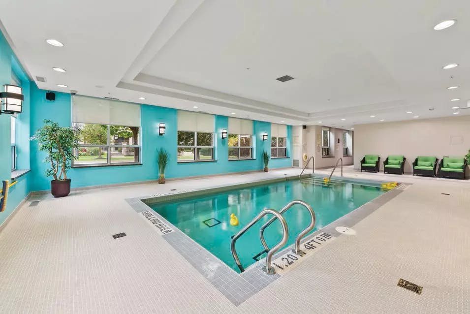 Indoor pool at Chartwell Hollandview trail