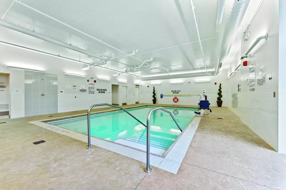 Chartwell Allandale Station Retirement Residence indoor pool. 