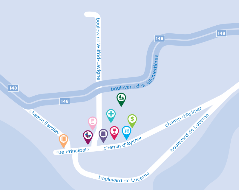 Chartwell Monastère d'Alymer Map 