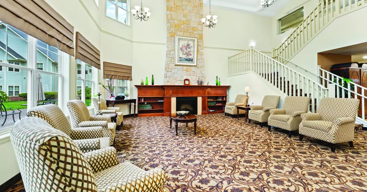 One of the beautiful common areas of Chartwell Rouge Valley Retirement Residence 